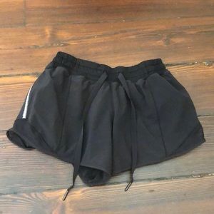 Lululemon Black Tall Hotty Hot Shorts